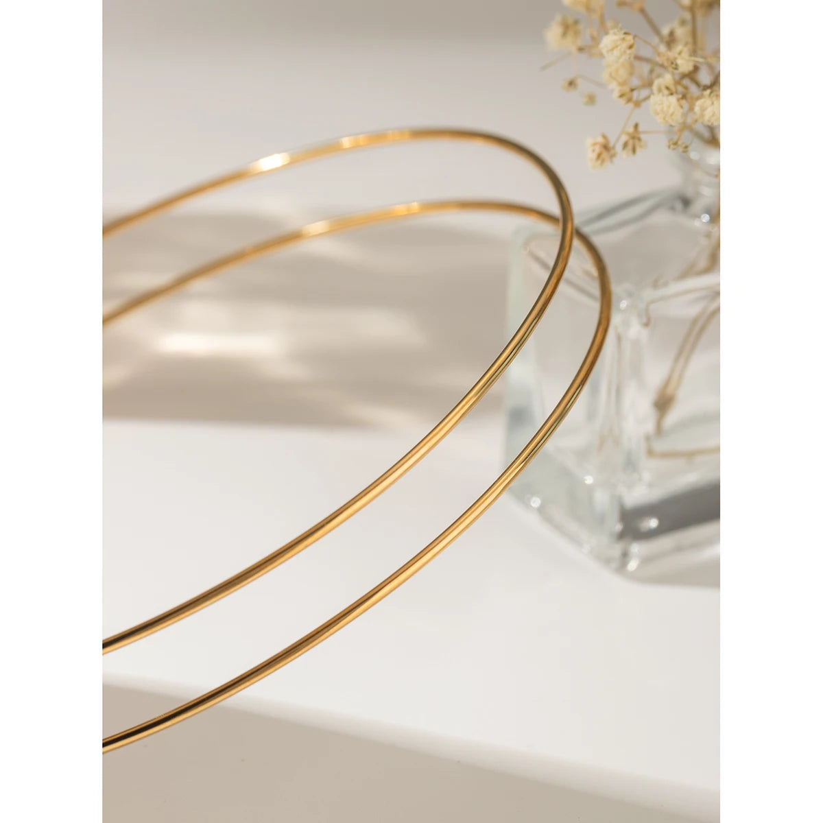 Minimalist Double Line Collar