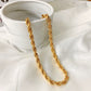 Cable Stitch Choker