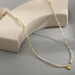 Natural Stone Necklace 18K Gold