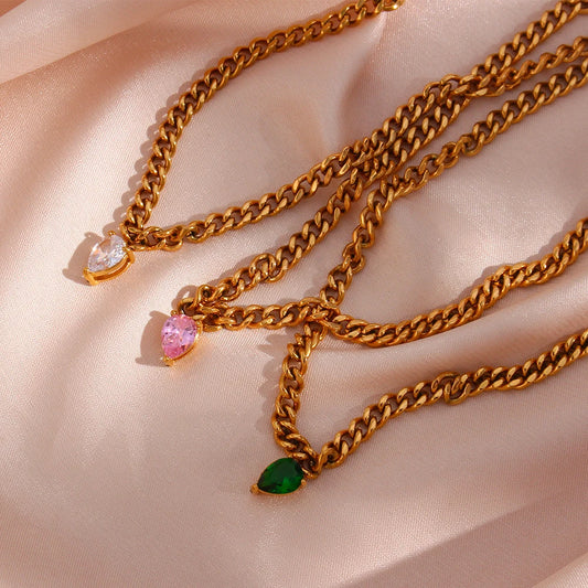 Punk Gold Plated Cuban Necklace