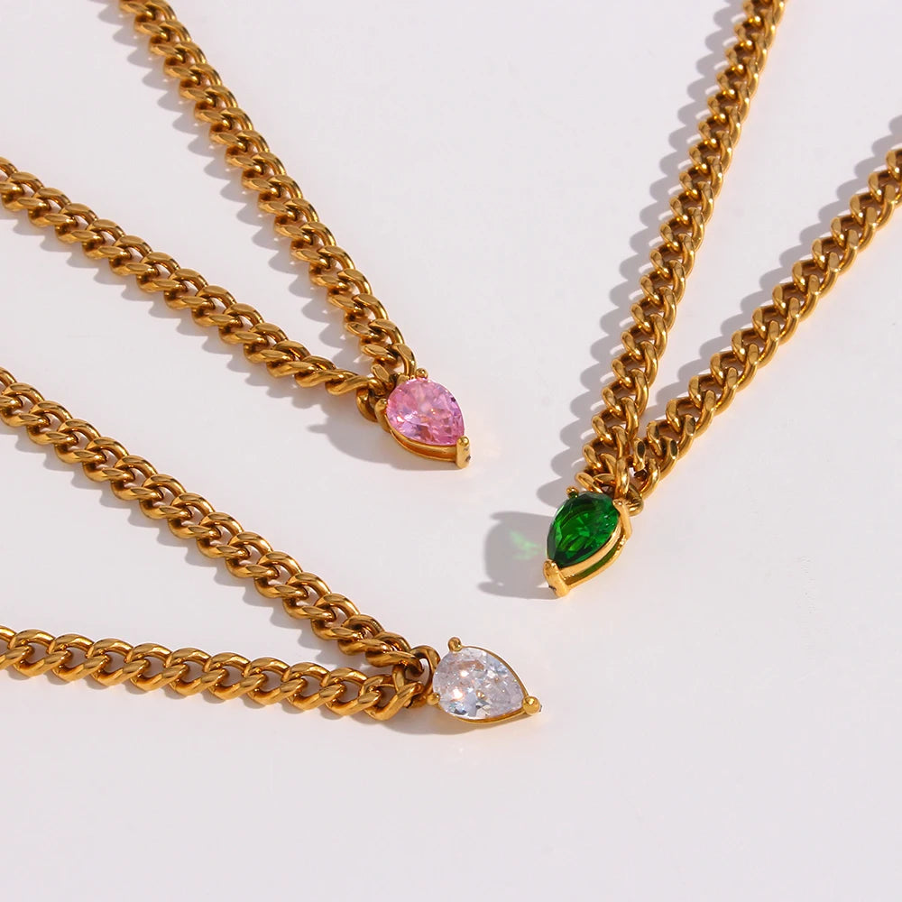 Punk Gold Plated Cuban Necklace