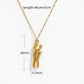 Love Couple Hug Pendant Necklace