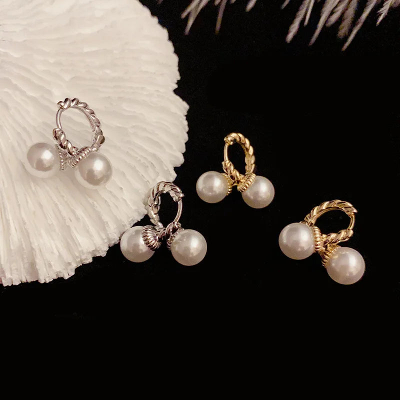 Pearl Sweet Cool Light Earrings