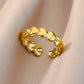 Romantic Heart Rings