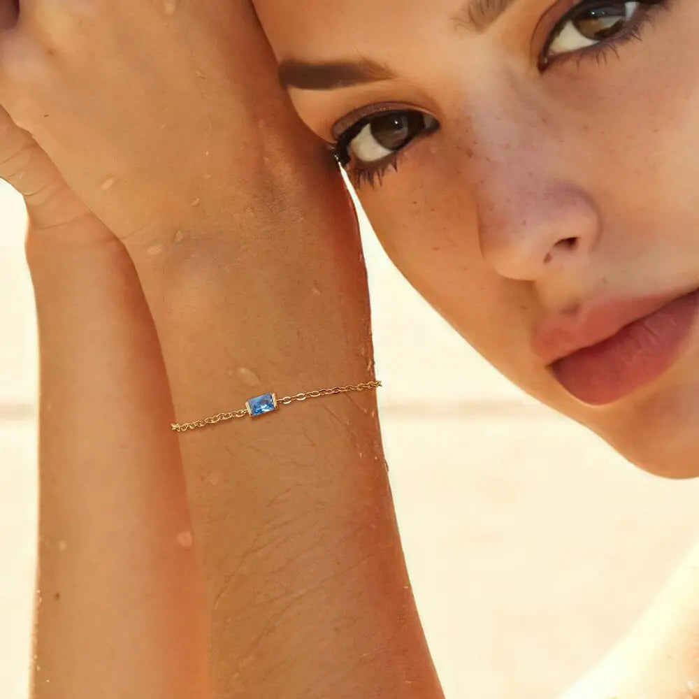 Boho Birthstone Charm Bracelets