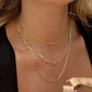 Waterproof 18K Gold Plated Neckalace