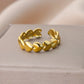 Romantic Heart Rings
