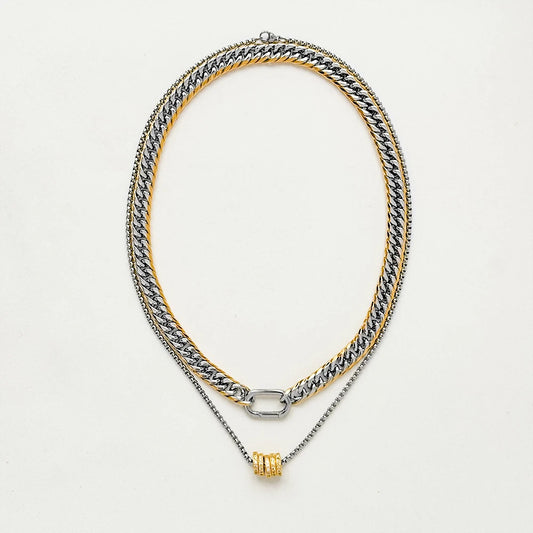 Two Tone Cuban Chain