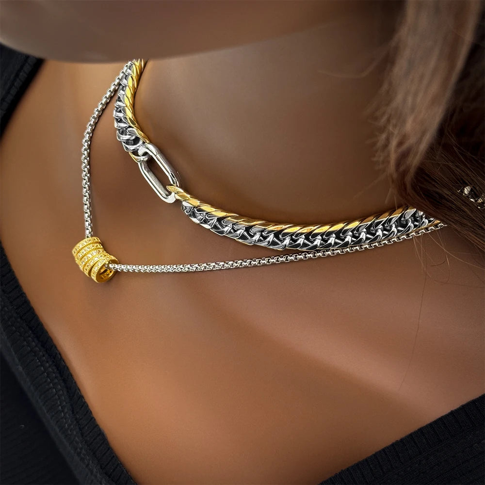 Two Tone Cuban Chain